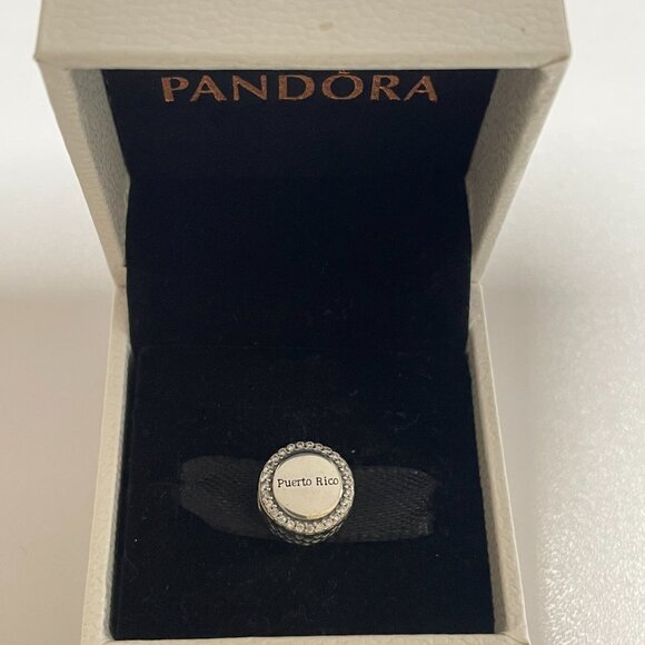 Pandora Puerto Rico Flag Exclusive Charm Bead - Picture 4 of 5